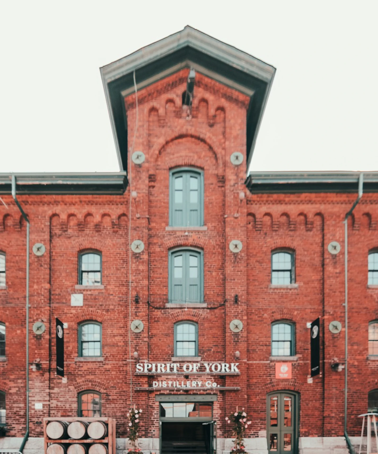 Spirit of York distillery red-brick facade