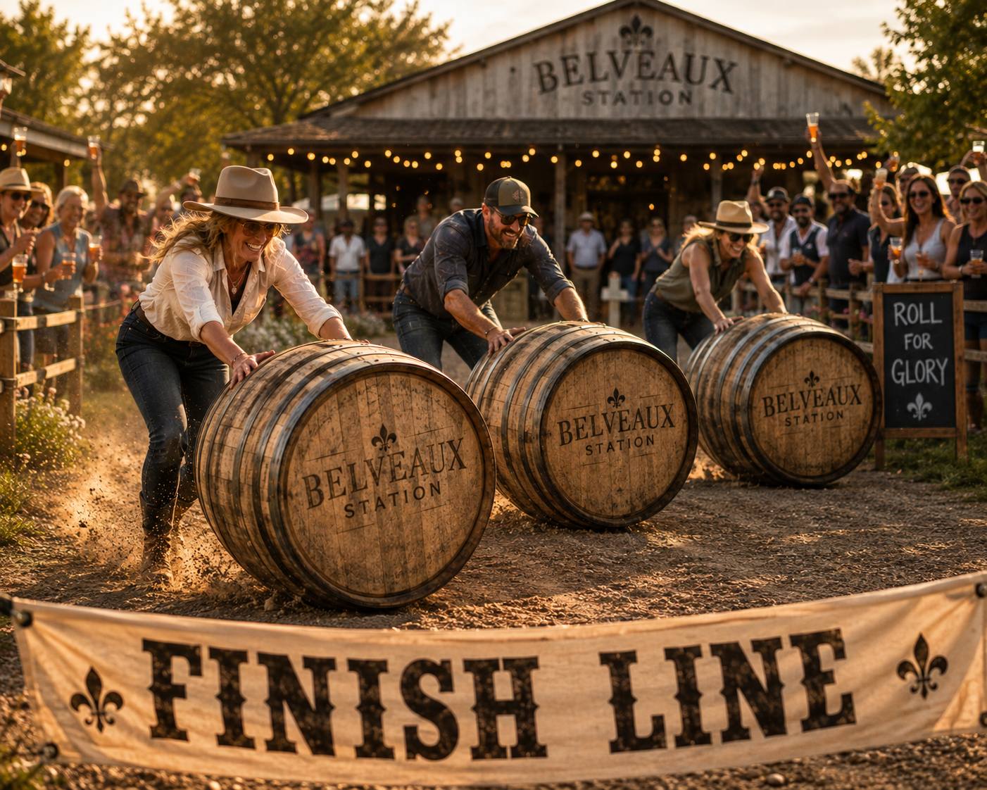barrel rolling event